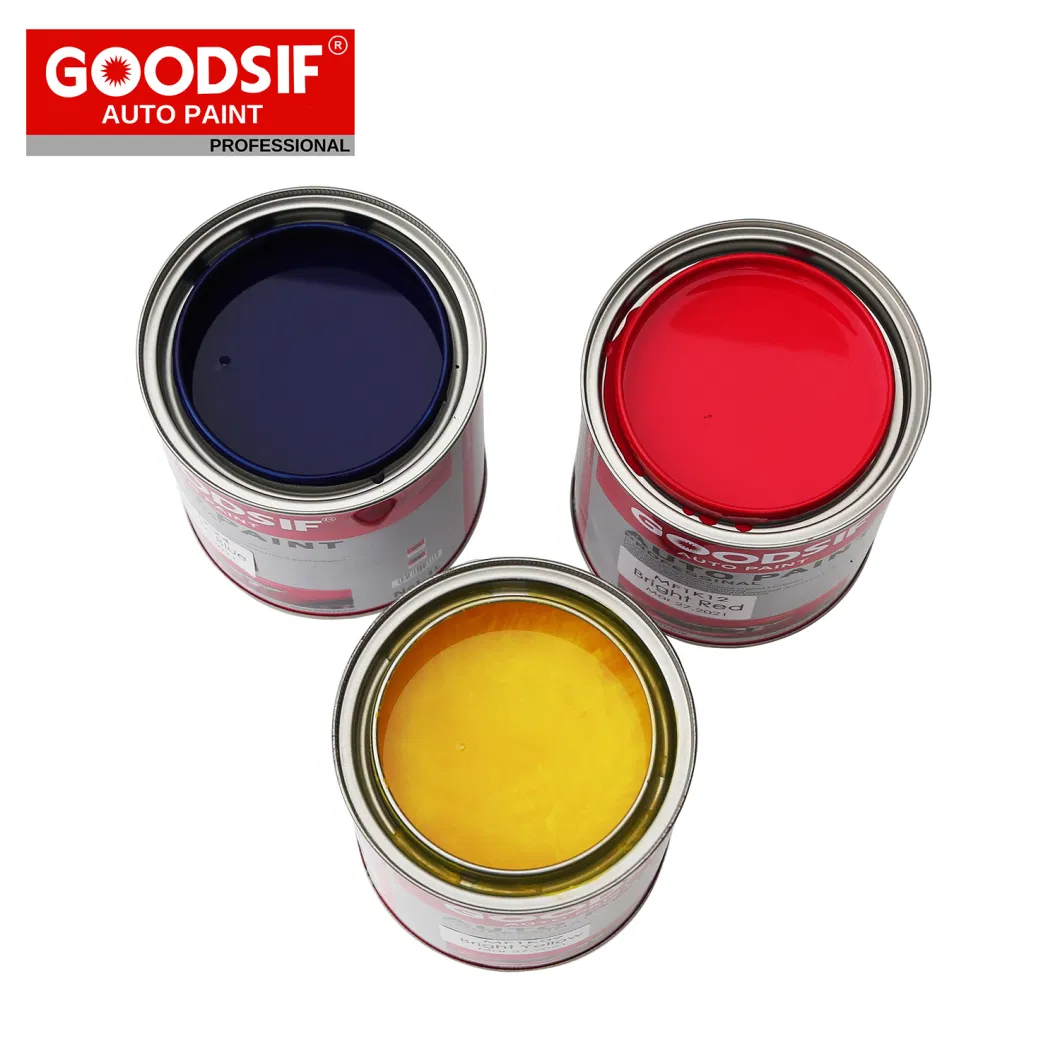 High Hardness Car Refinish Paint Goodsif 1K 2K Series Tinter System Clear Coat Auto Body Shop Repair Primer Automotive Paint